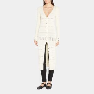 CINQ A SEPT Brinley Embroidered Eyelet Duster Cardigan